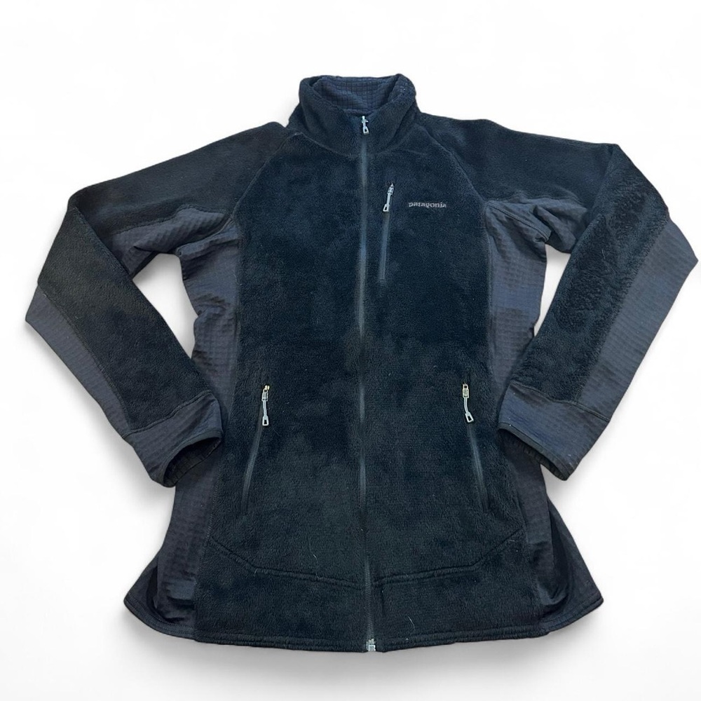 Patagonia Women’s Black R2 Polartec Thermal‎ Full Zip Fleece Jacket Size Large
